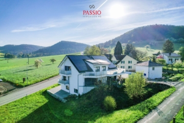 Neuwertiges 4,5-Zimmer-Doppeleinfamilienhaus mit Photovoltaik-Anlage und Sicht in die Natur - Bild